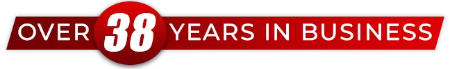 Over 38 Years in Business Over 38 Years in Business